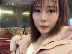 Cute Asian Cums In Public